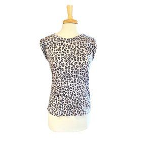Banana Republic Leopard Print Malibu tee